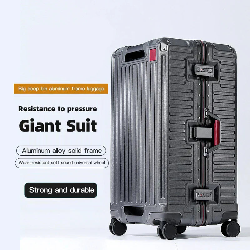 Strong Extra Large Wheeled Luggage Case - Luxicro