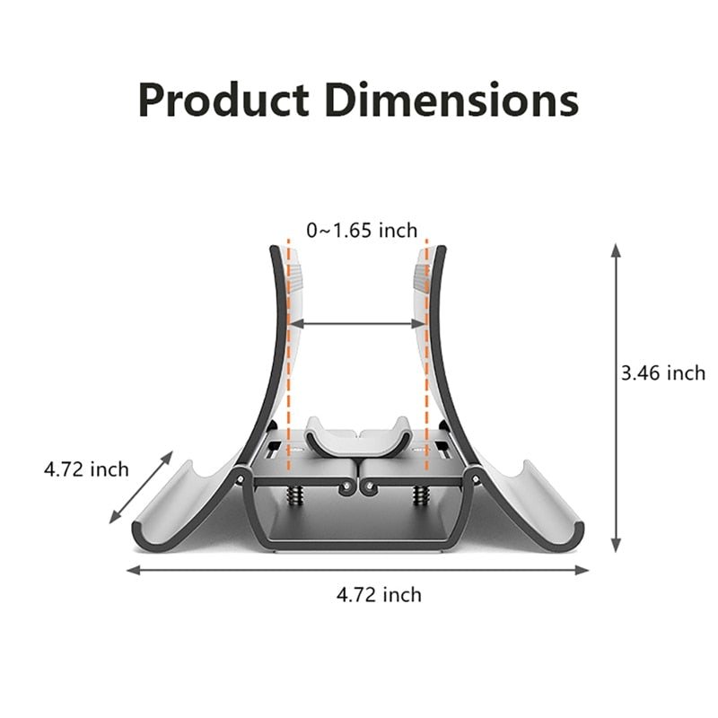Compact Adjustable Anti-Slip Laptop Holder