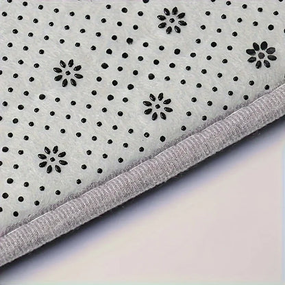 Plush Non-Slip L-Shaped Kitchen Floor Mat - Luxicro
