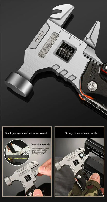 Versatile 3-in-1 Multi Tool Plier Hammer Set