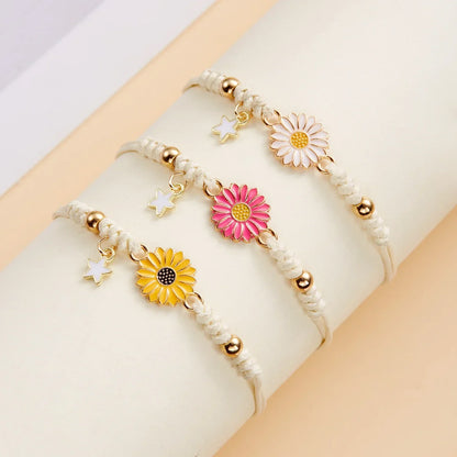 Colorful Beaded Flower Clutch Wristlet