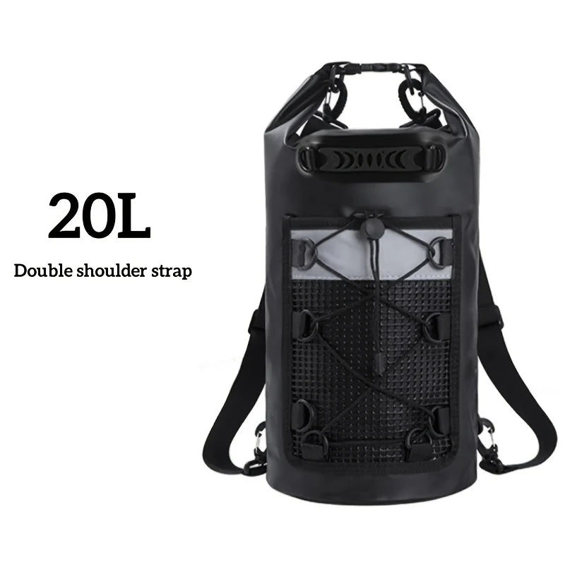 Waterproof Outdoor Dry Bag 10/20/30L Roll Top Backpack