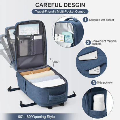 Durable Hiking Rucksack with Tablet Pocket