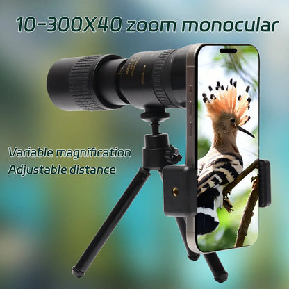 High Power Long Range Zoom Monocular Telescope