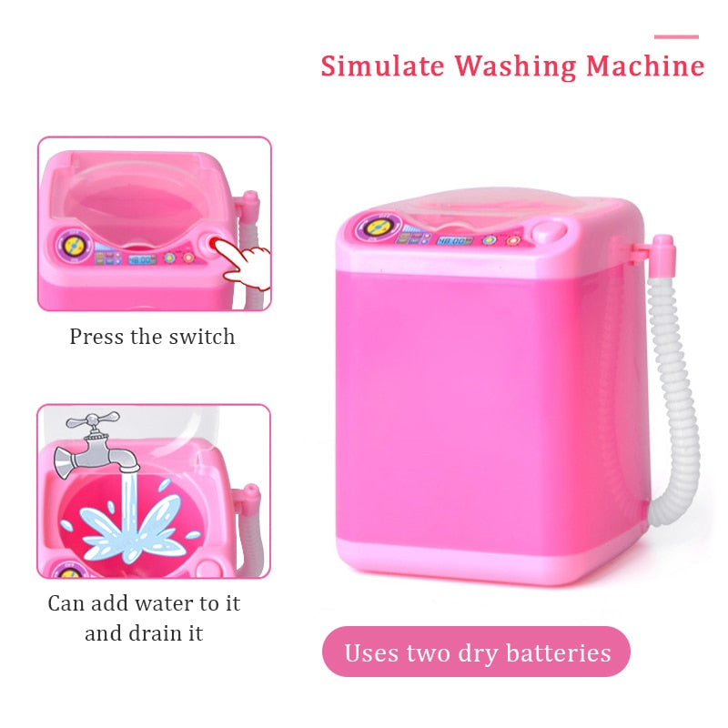 Compact Travel Makeup Brush Cleaning Tool