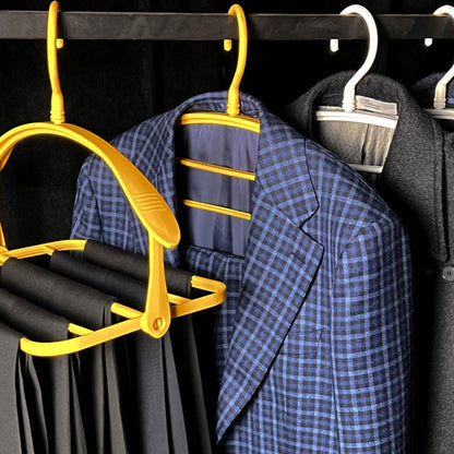 Space Saving 4 Tier Folding Closet Hanger