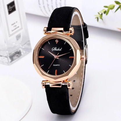 Luxury Diamond Quartz Watch