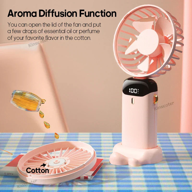 Mini Multi Function Fan with LED Screen