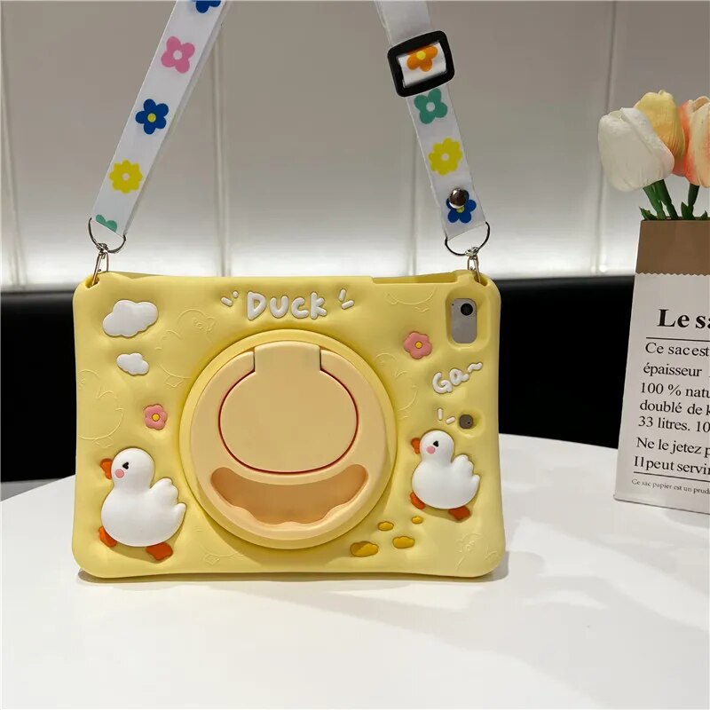 Clear Kid Friendly iPad Protective Cover Stand