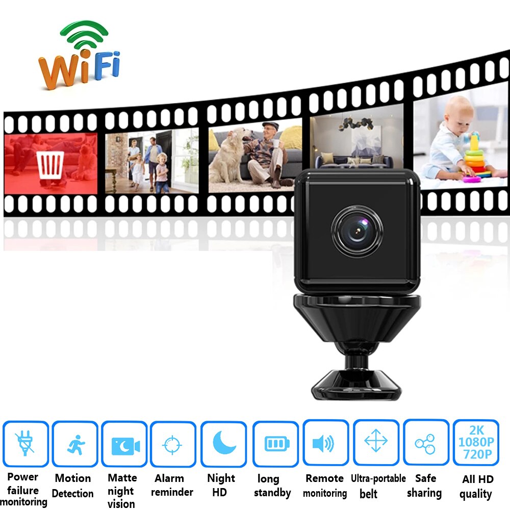 Compact Wireless Motion Sensor Camera