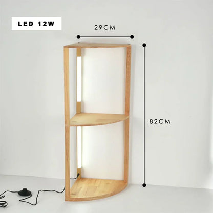 Reclaimed Wooden LED Shelf Light
