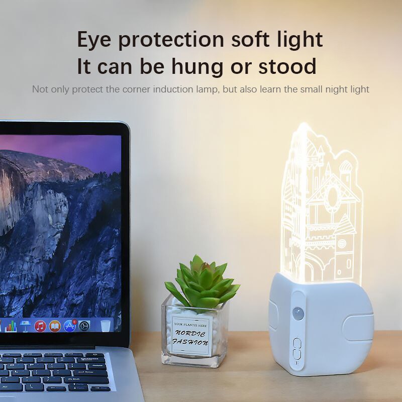 Motion Activated Bright LED Wall Lamp