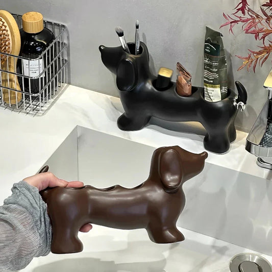 Adorable Dog Bath Organizer Cart - Luxicro