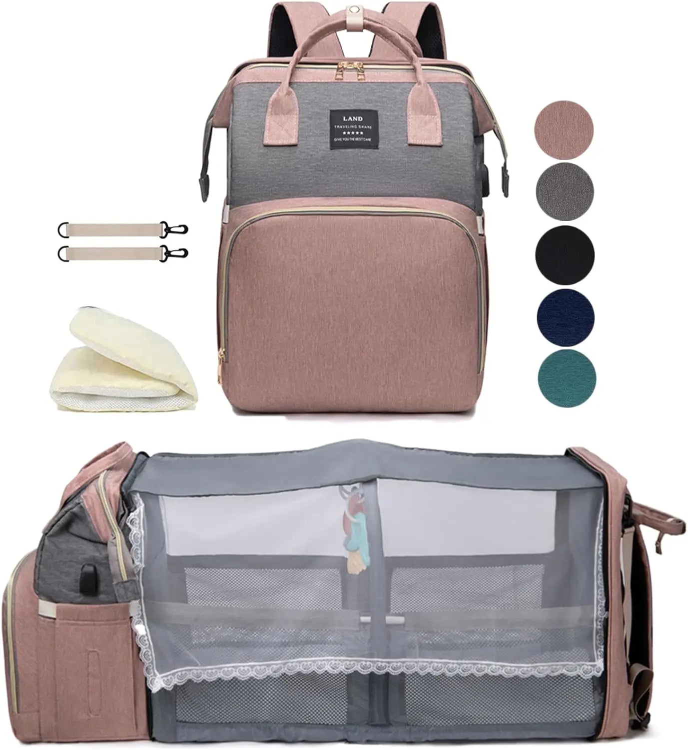 Portable Infant Backpack with Sleeping Bag - Luxicro
