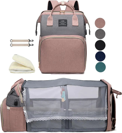 Portable Infant Backpack with Sleeping Bag - Luxicro