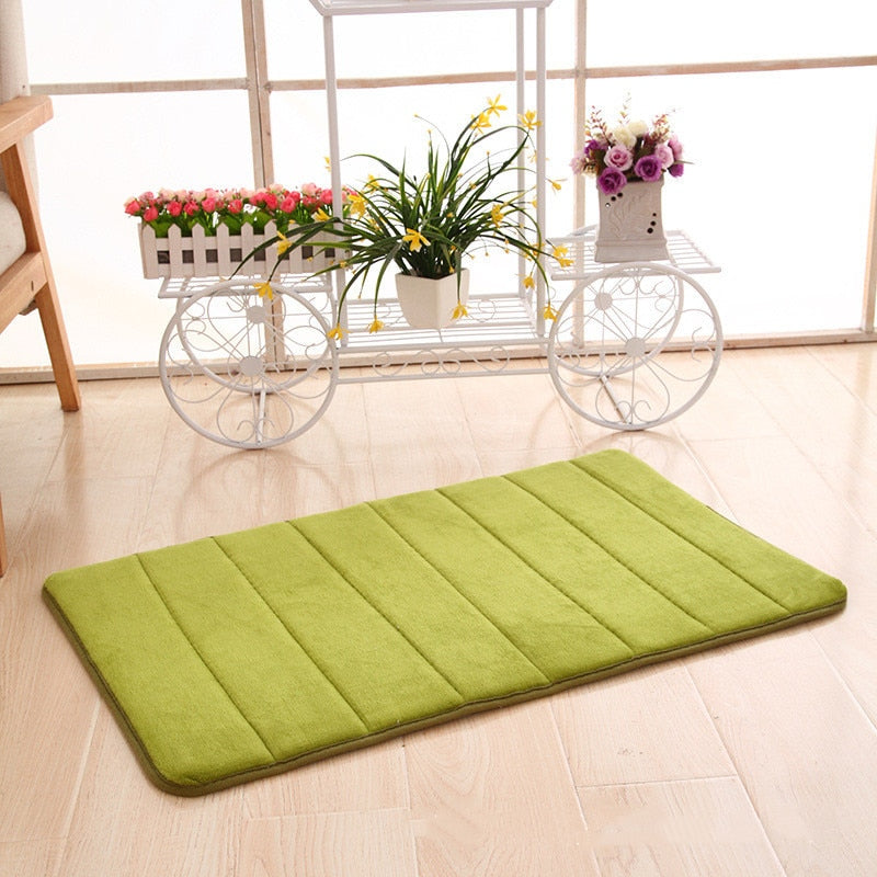 Soft Memory Foam Bathroom Mat with Non Slip Base