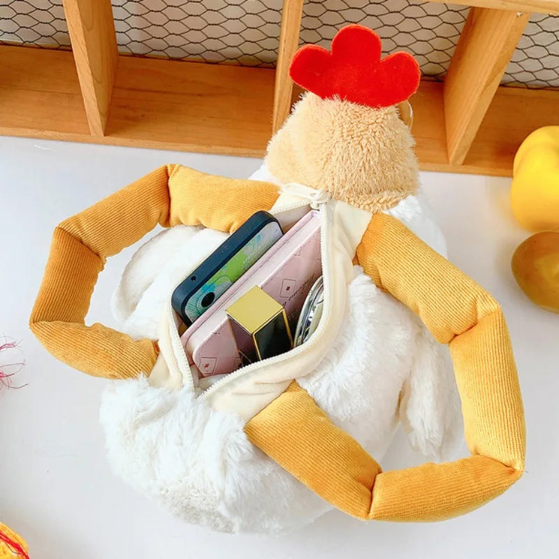 Fun Plush Chicken Backpack