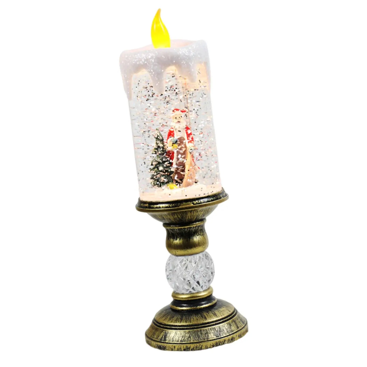 Beautiful Festive Glass Water Candle