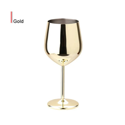 Premium Metal Wine Glass