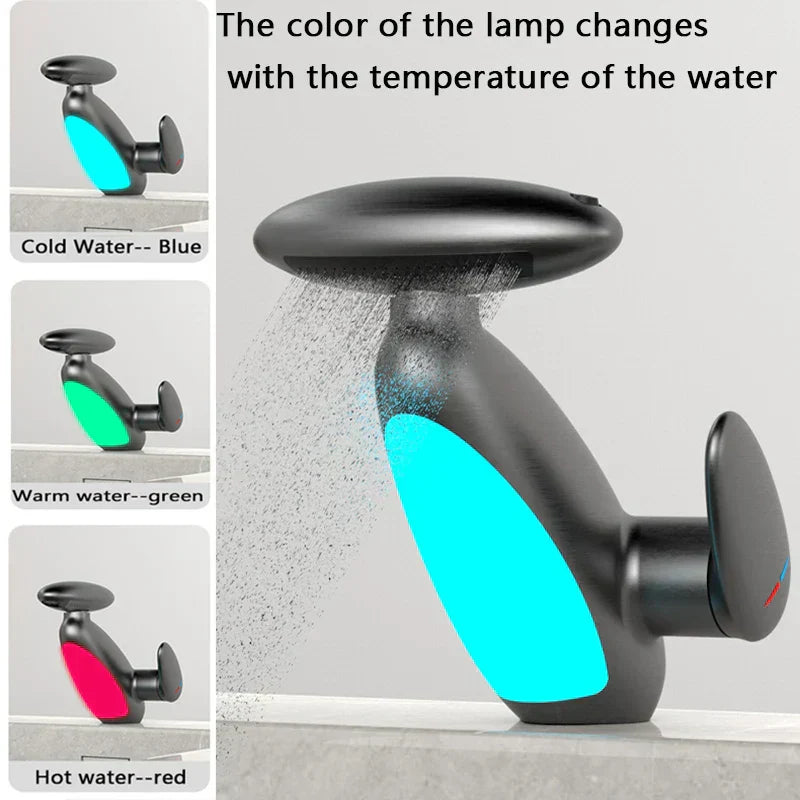Colorful LED Touch Kitchen Faucet