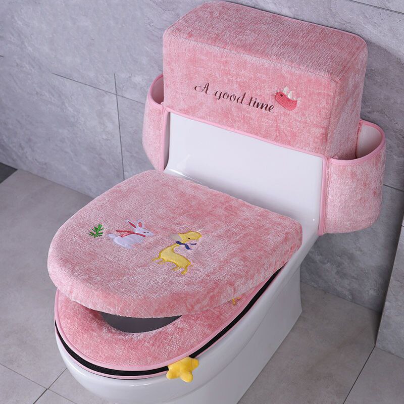 Plush Oversized Toilet Seat Cover