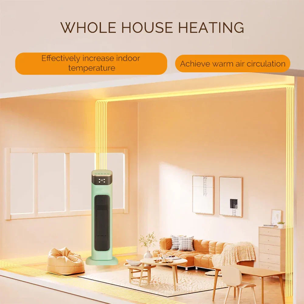 Portable Digital Heat Heater with Remote Control - Luxicro