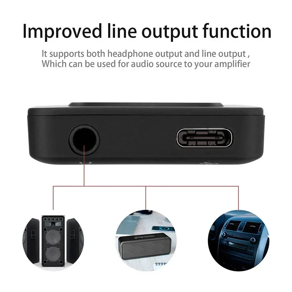 Compact Bluetooth Music Player with Wireless Sound