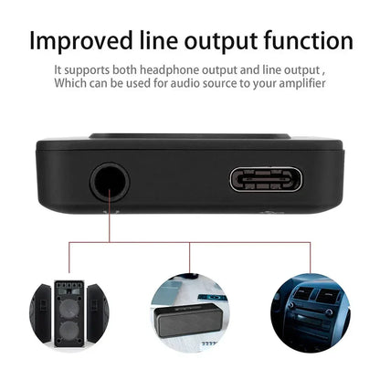 Compact Bluetooth Music Player with Wireless Sound