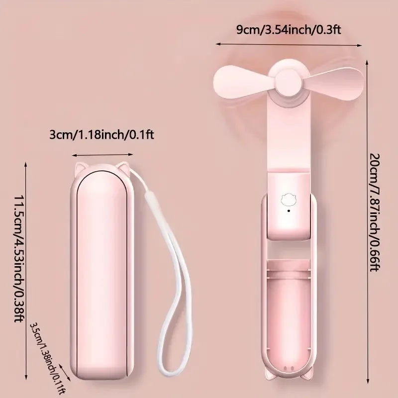 Compact Battery Powered Personal Mini Fan