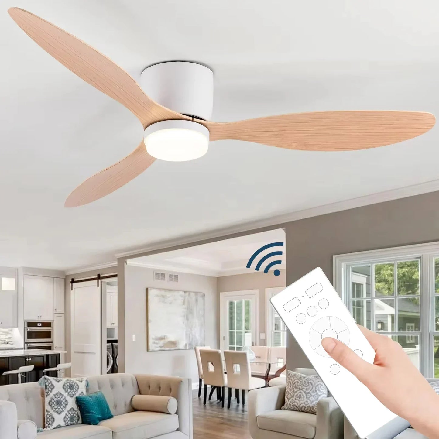 Stylish LED Ceiling Fan Lighting Kit