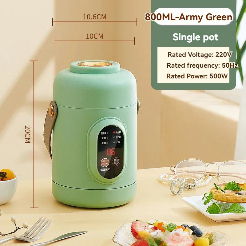 Small Portable Digital Slow Cooker for Home Kitchen