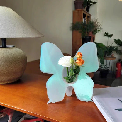Elegant Clear Flower Vase Decoration