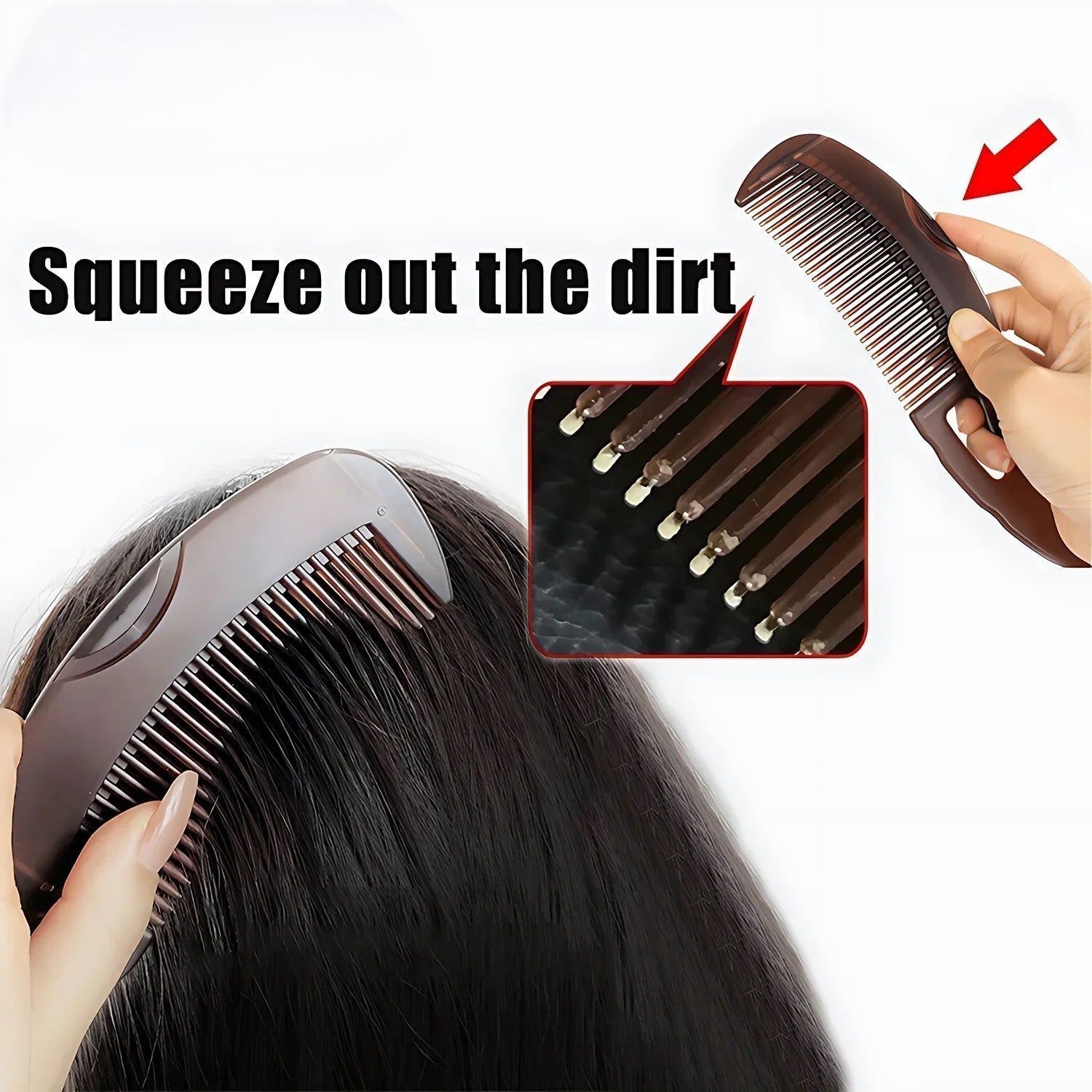 Soft Hair Detangling Massage Comb - Luxicro