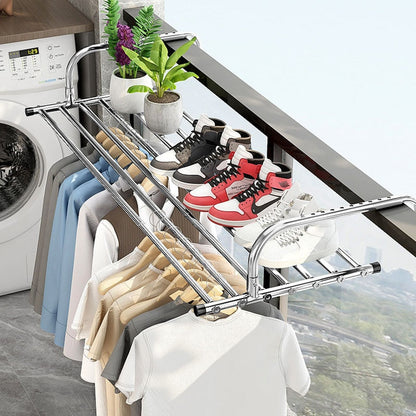 Compact Stainless Foldable Laundry Rack