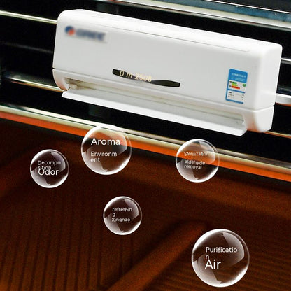 Compact Solar Powered Car Air Freshener Decor