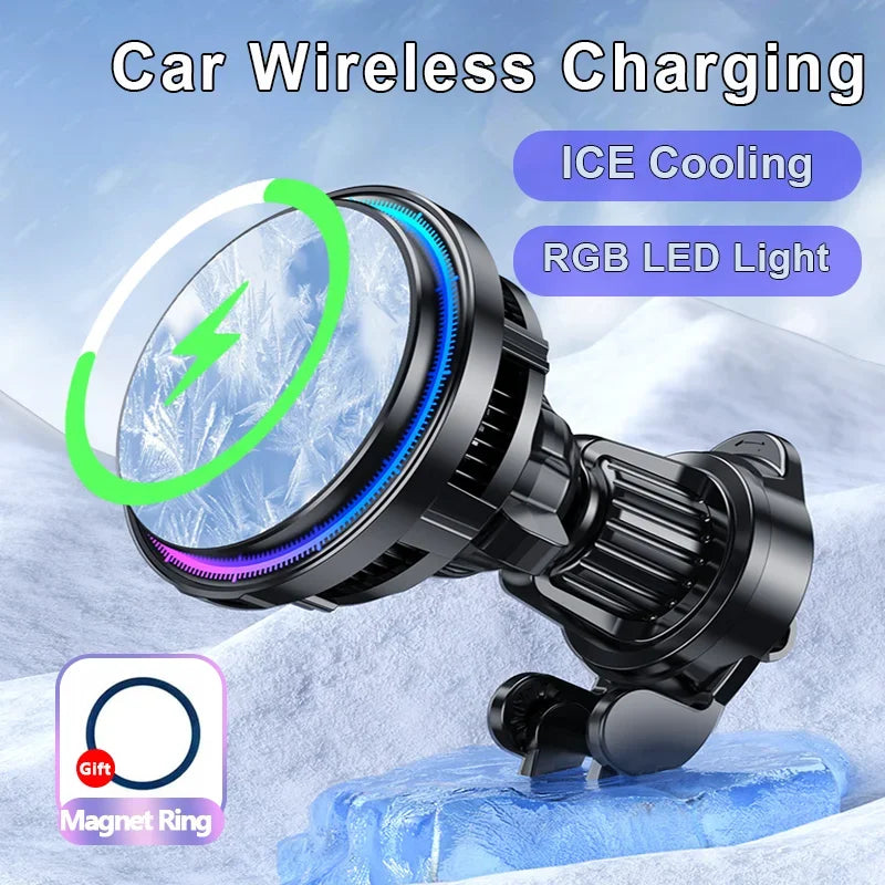 Quick Phone Car Charger with LED Light and Ventilation - Luxicro