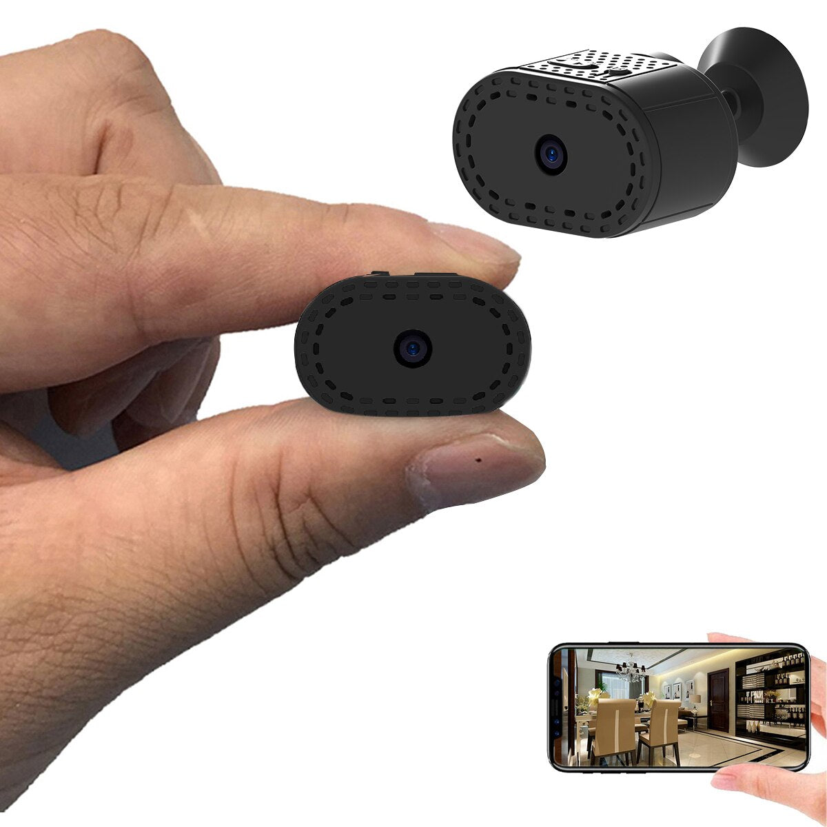 Compact Wi-Fi Mini Spy Camera Recorder