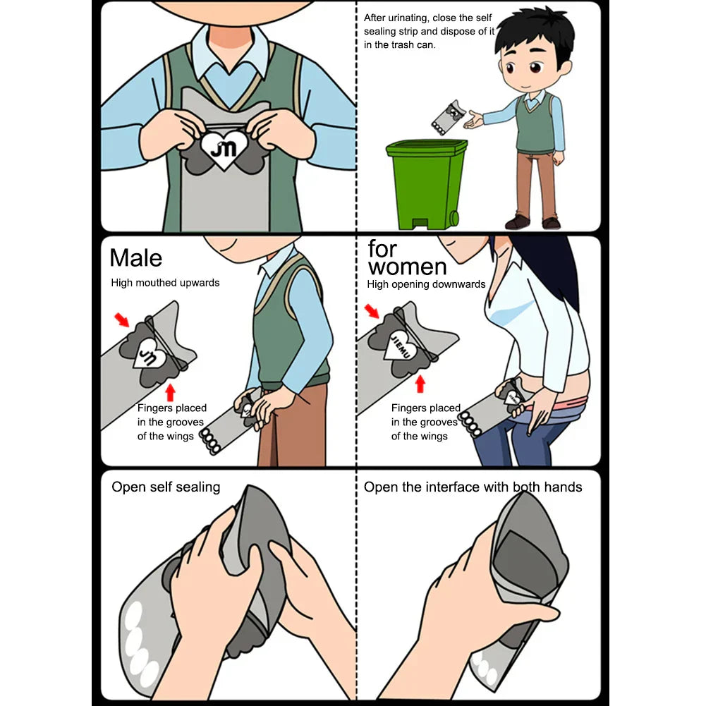 Compact Travel Potty Kit – Biodegradable Toilet Bags