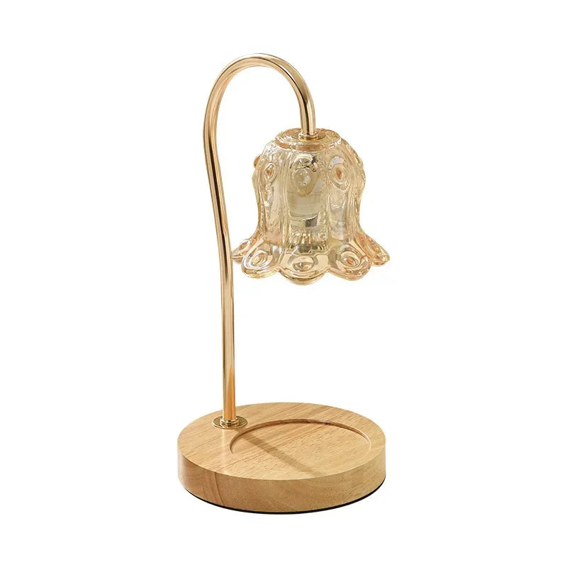 Petal Shaped Soft Glow Candle Lamp