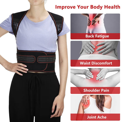 Relaxing Warm Massage Back Support Wrap