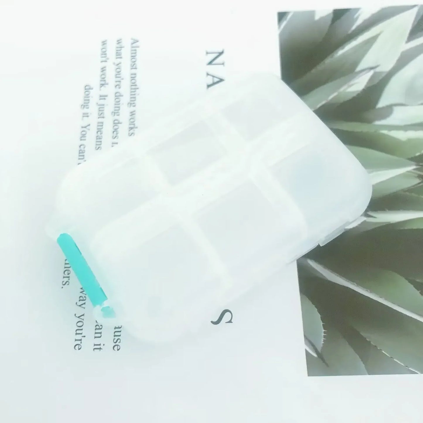 Compact Travel Pill Case Holder