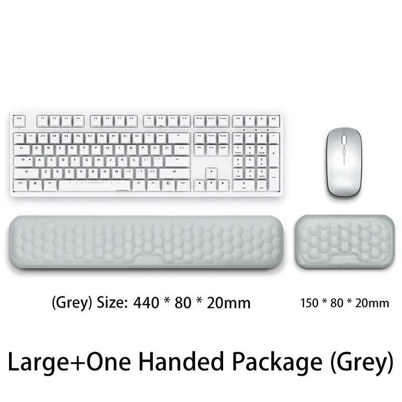 Comfortable Ergonomic Mouse Pad with Gel Wrist Rest