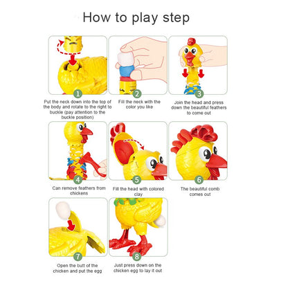 Fun Plush Chicken Stuffed Toy
