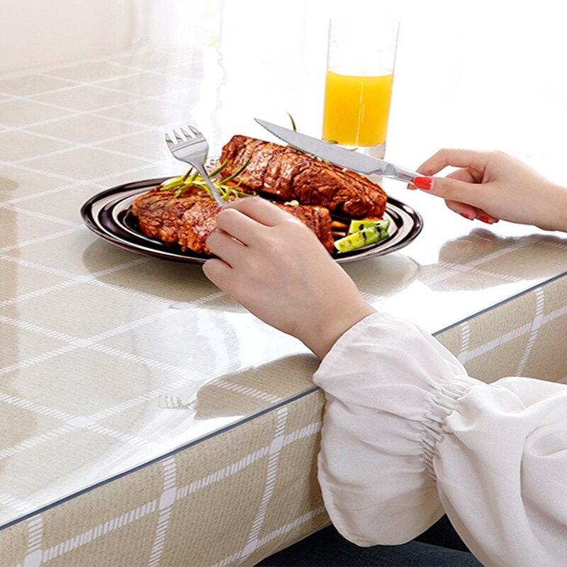 Durable Waterproof Desk Cover Clear Table Protector