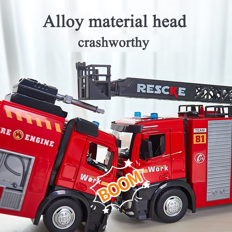 Big Kids Fire Engine Toy Truck Playset