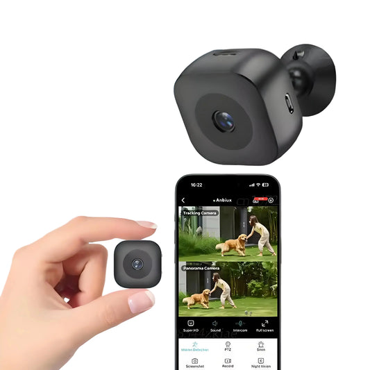 Compact Wireless Security Camera with Motion Alert - Luxicro