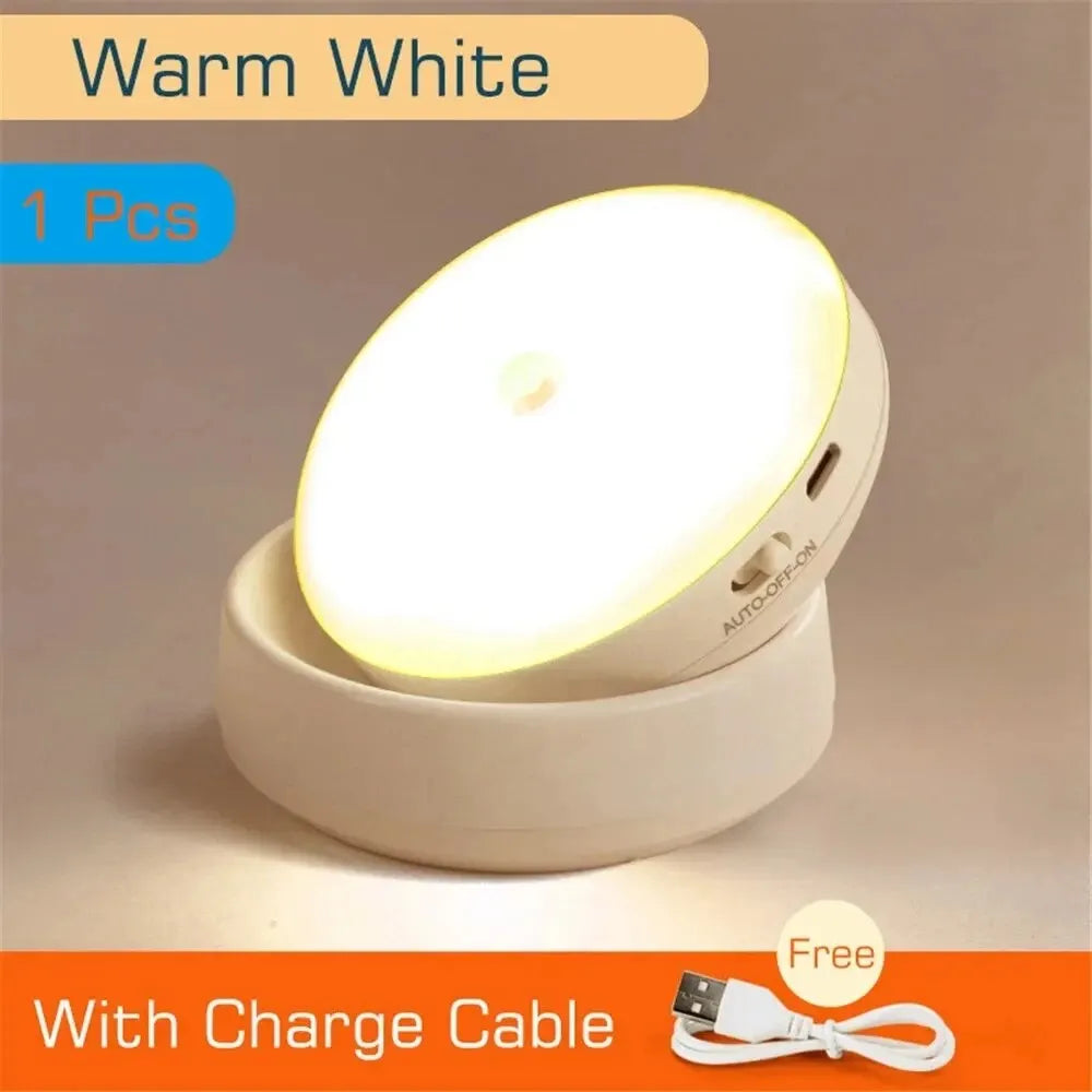 Bright LED Motion Night Light with Rotating Head