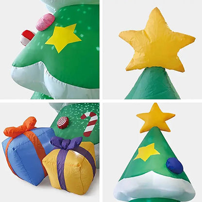 Big Outdoor Christmas Tree Light Display