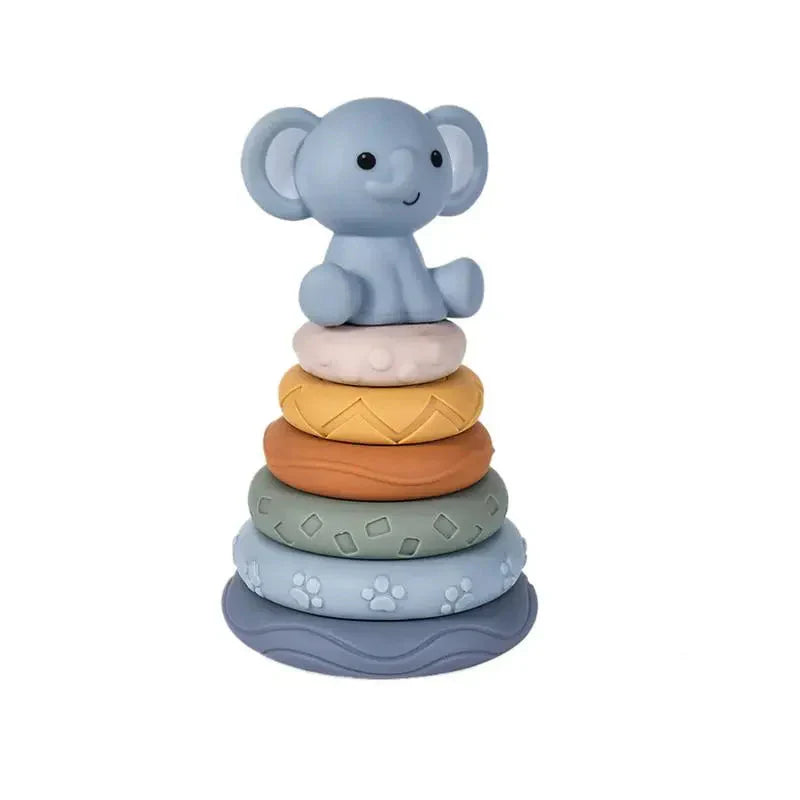 Soft Montessori Stacking Toy Rings for Babies
