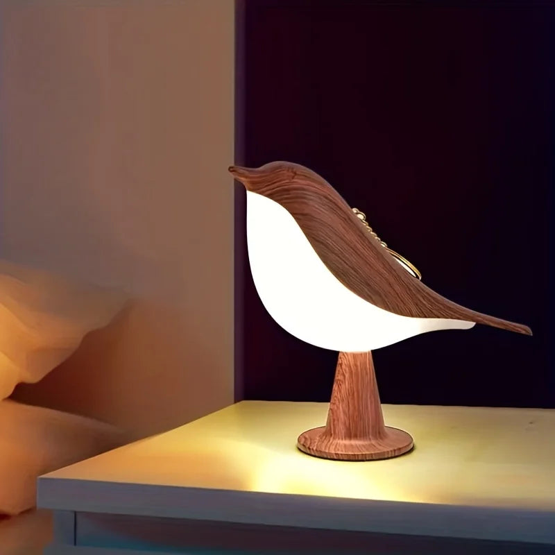 Colorful Bird Table Lamp - Dimmable Touch Light